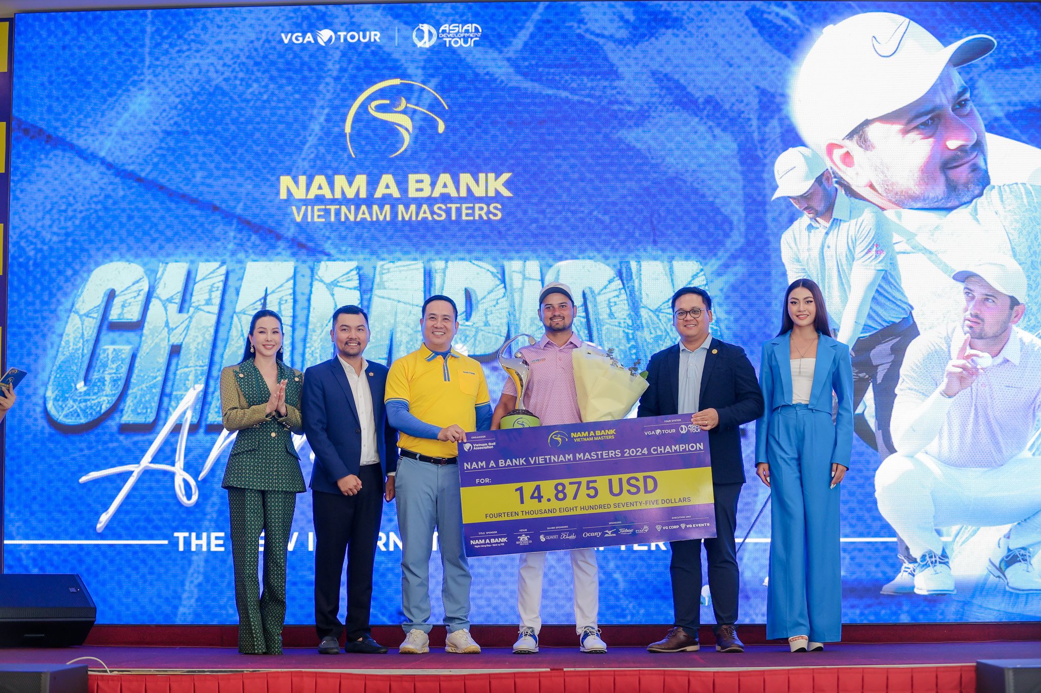 Kỷ lục của Nguyễn Anh Minh bị phá vỡ tại giải golf Nam A Bank Vietnam Masters- Ảnh 2. Kỷ lục của Nguyễn Anh Minh bị phá vỡ tại giải golf Nam A Bank Vietnam Masters- Ảnh 2.