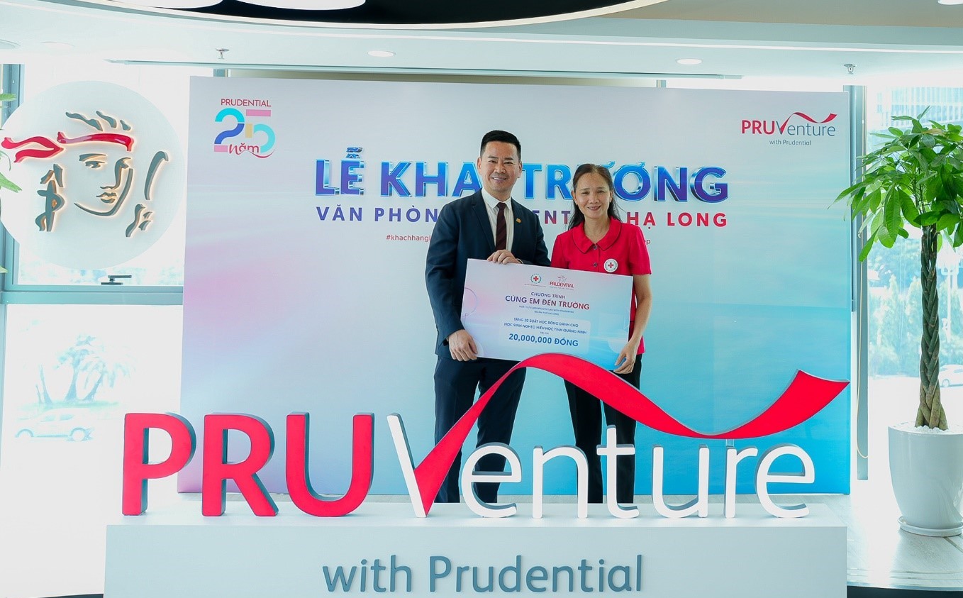 Khai trương văn phòng PRUVenture Quảng Ninh, Prudential khẳng định chiến lược đầu tư dài hạn vào con người- Ảnh 3. Khai trương văn phòng PRUVenture Quảng Ninh, Prudential khẳng định chiến lược đầu tư dài hạn vào con người- Ảnh 3.