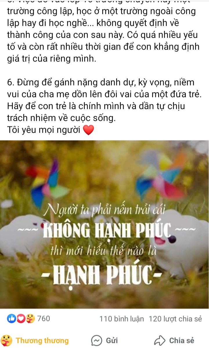 Thầy hiệu trưởng gửi Thầy hiệu trưởng gửi