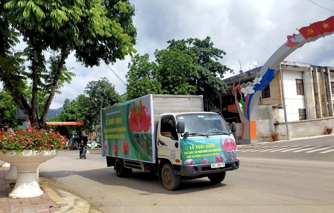 Xuất hành sản phẩm thanh long ruột đỏ. Xuất hành sản phẩm thanh long ruột đỏ.