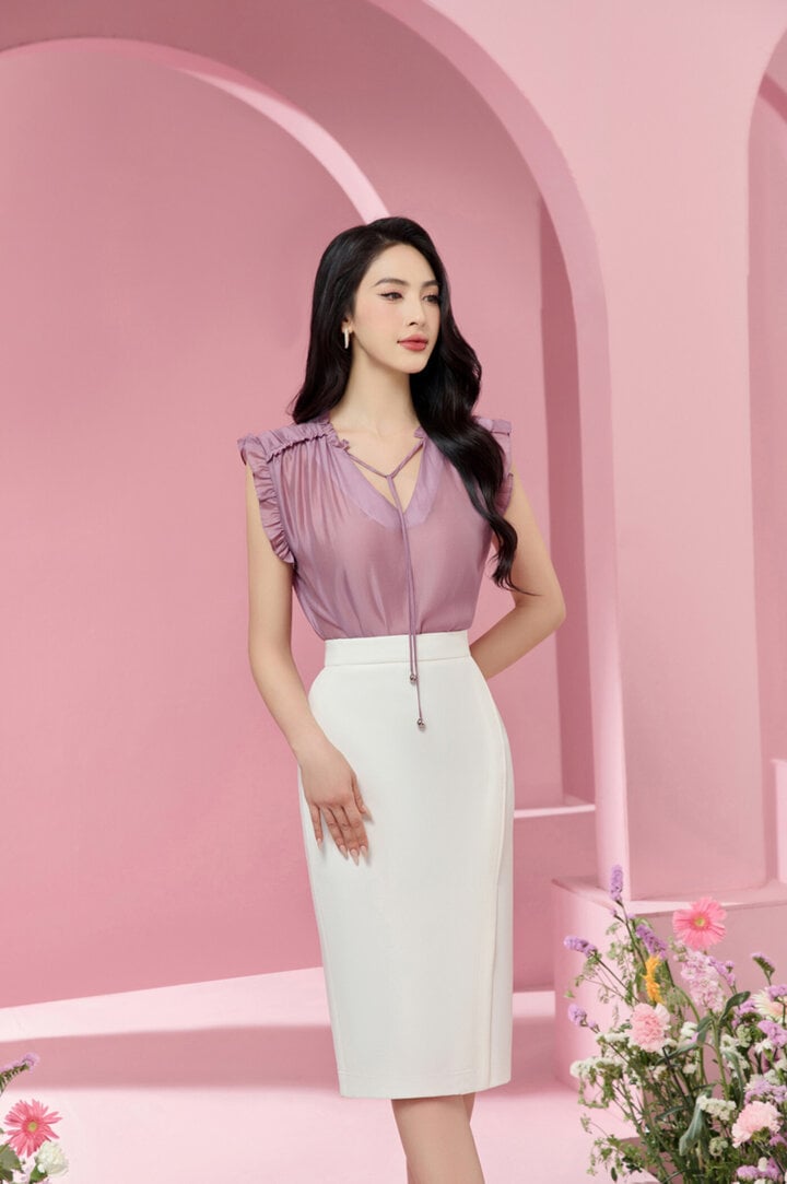 Trang phục chất liệu tencel mát mẻ cho ngày hè - Ảnh 5. Trang phục chất liệu tencel mát mẻ cho ngày hè - Ảnh 5.