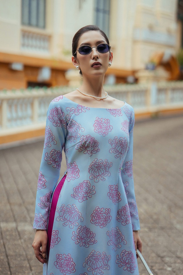 Áo dài cách tân vừa quý phái, hiện đại vừa chẳng lo nắng nóng ngày hè- Ảnh 5. Áo dài cách tân vừa quý phái, hiện đại vừa chẳng lo nắng nóng ngày hè- Ảnh 5.