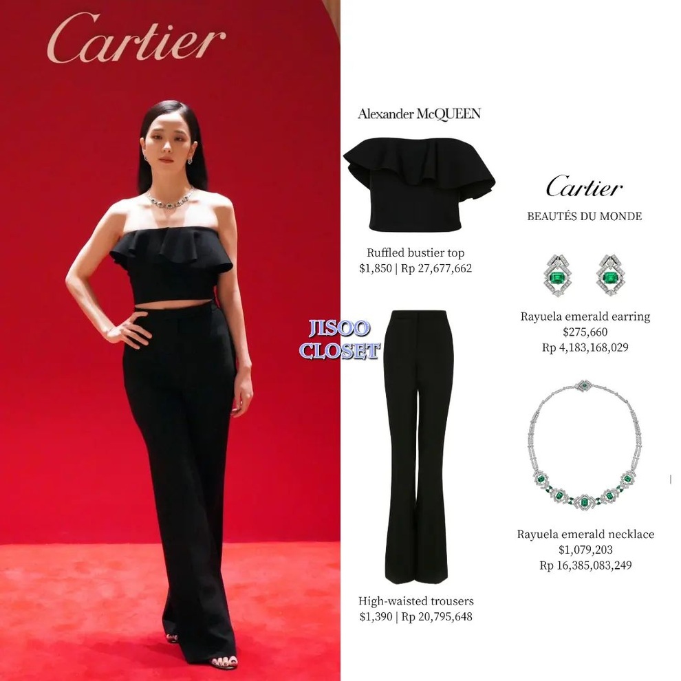 Jisoo luôn diện đồ đắt đỏ tại sự kiện, có lần đeo vòng trị giá 1 triệu USD - 5 Jisoo luôn diện đồ đắt đỏ tại sự kiện, có lần đeo vòng trị giá 1 triệu USD - 5