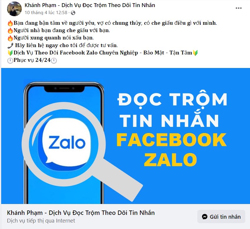 Phát hoảng với dịch vụ đọc trộm tin nhắn- Ảnh 2. Phát hoảng với dịch vụ đọc trộm tin nhắn- Ảnh 2.