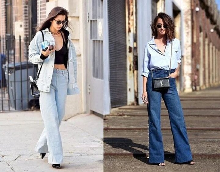 Cách mặc quần ống rộng tôn dáng tối ưu cho người có chiều cao khiêm tốn - Ảnh 2. Cách mặc quần ống rộng tôn dáng tối ưu cho người có chiều cao khiêm tốn - Ảnh 2.