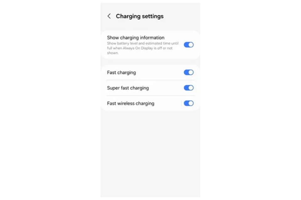 Cách sạc pin nhanh nhất cho smartphone Galaxy- Ảnh 1. Cách sạc pin nhanh nhất cho smartphone Galaxy- Ảnh 1.