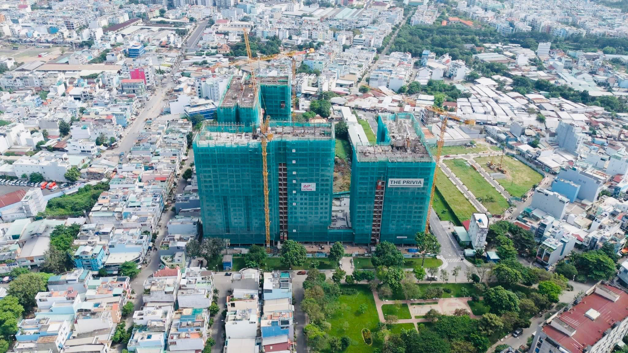 Một dự án căn hộ đang triển khai tại TP HCM Một dự án căn hộ đang triển khai tại TP HCM