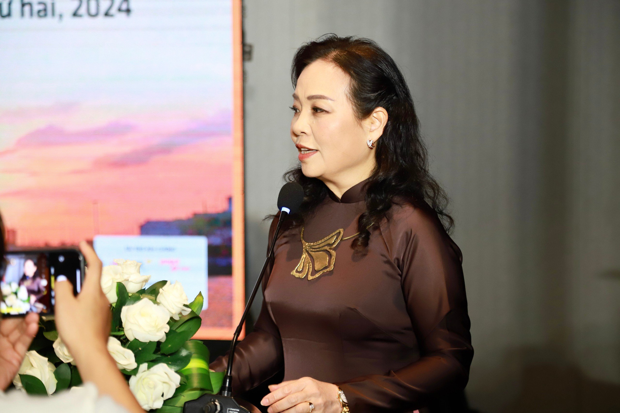 TS Ngô Phương Lan nói DANAFF II TS Ngô Phương Lan phát biểu - Ảnh: TRANG NHUNG