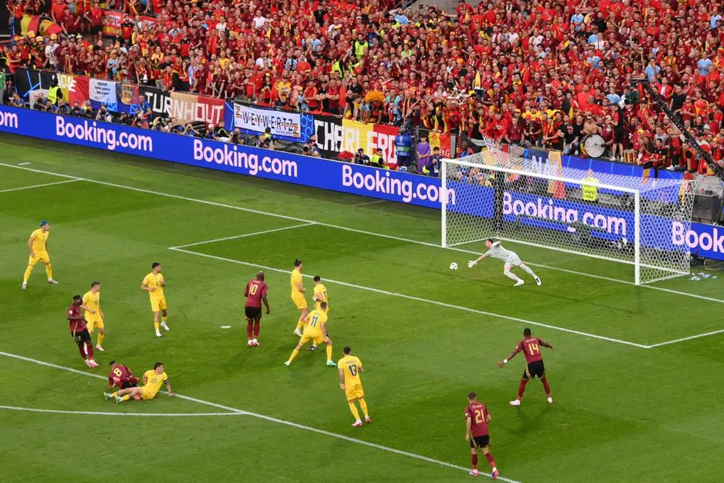 De Bruyne ghi bàn, đội tuyển Bỉ đánh bại Romania - 1 De Bruyne ghi bàn, đội tuyển Bỉ đánh bại Romania - 1