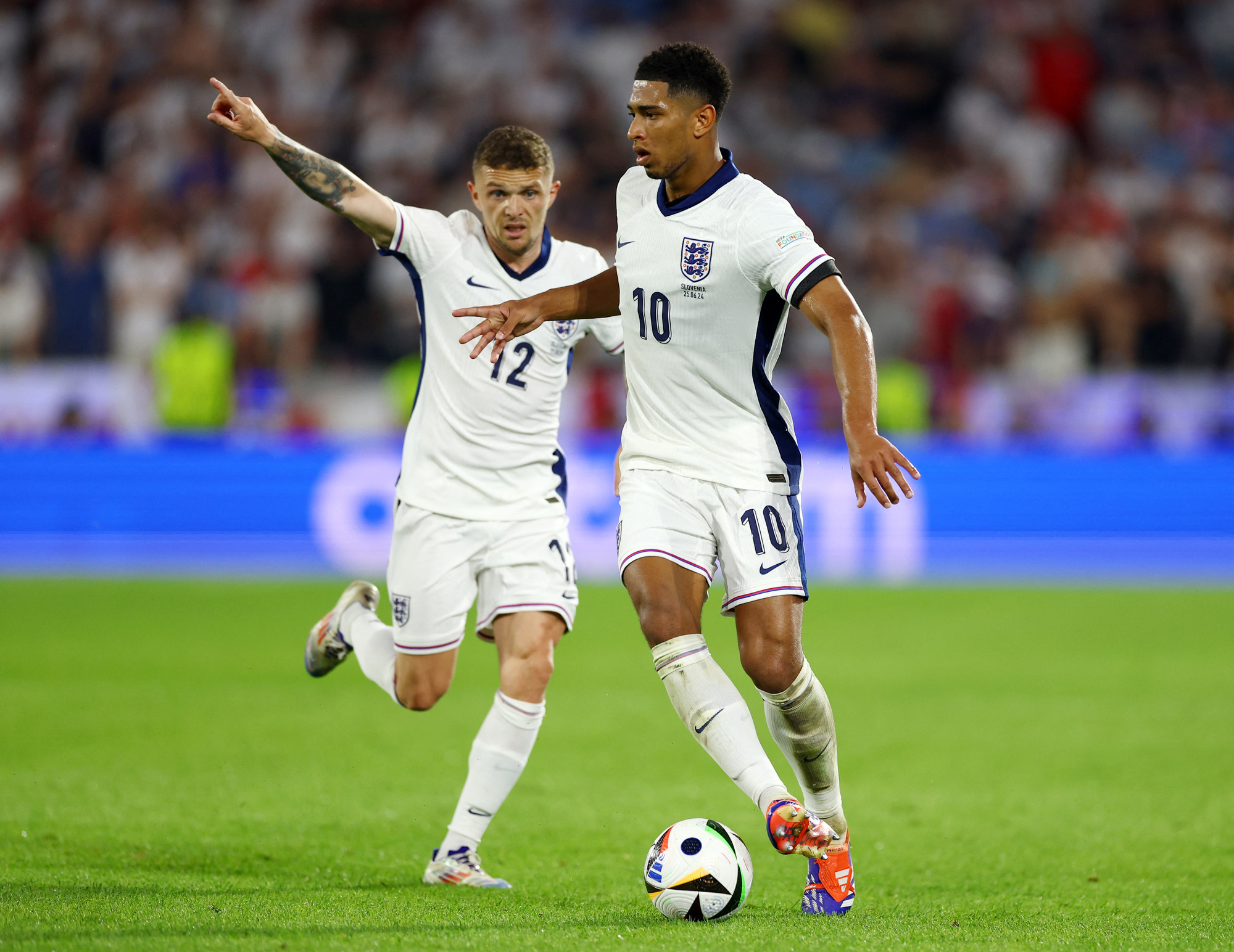 Dự đoán tỉ số Euro 2024: Anh thắng nhọc Slovakia- Ảnh 1. Tuyển Anh chơi không hay nhưng chắc chắn - Ảnh: REUTERS