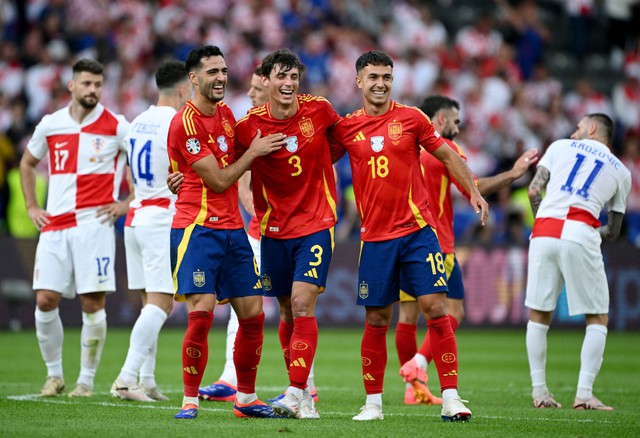 Tây Ban Nha sẽ tiếp tục đánh bại thêm một ứng viên vô địch Euro 2024? Ảnh: REUTERS Tây Ban Nha sẽ tiếp tục đánh bại thêm một ứng viên vô địch Euro 2024? Ảnh: REUTERS