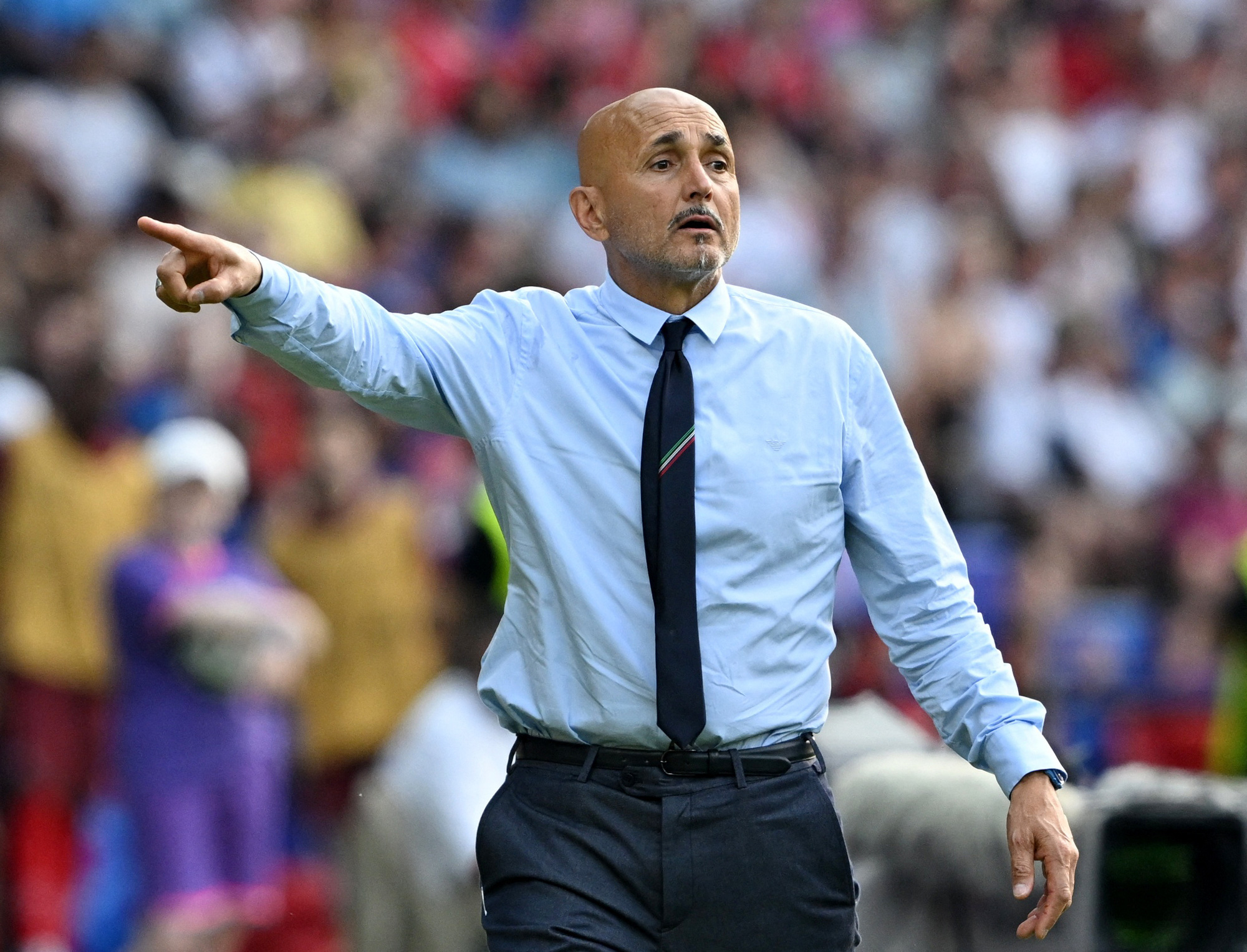 HLV Spalletti lý giải thất bại của tuyển Ý ở Euro 2024- Ảnh 1. HLV Spalletti lý giải thất bại của tuyển Ý - Ảnh: REUTERS