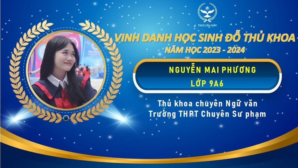 Thủ khoa chuyên văn chuyên Sư phạm đứng đầu nhờ điểm 10 toán - 1 Thủ khoa chuyên văn chuyên Sư phạm đứng đầu nhờ điểm 10 toán - 1