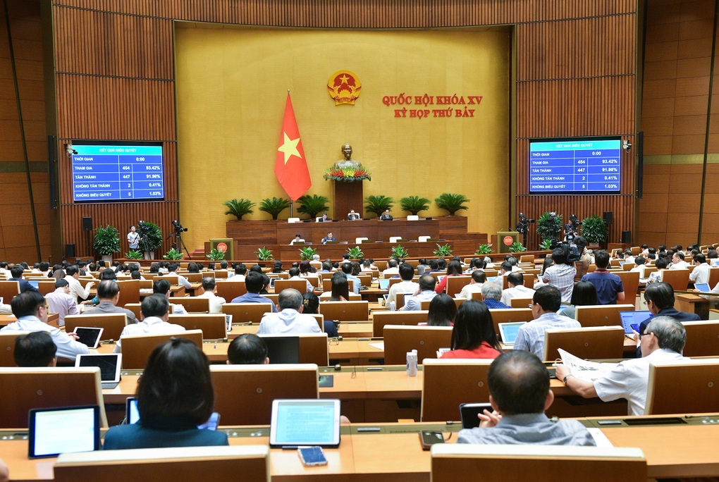 Quốc hội thông qua Luật Đường bộ, chưa quy định phí giao thông nội đô - 1 Quốc hội thông qua Luật Đường bộ, chưa quy định phí giao thông nội đô - 1