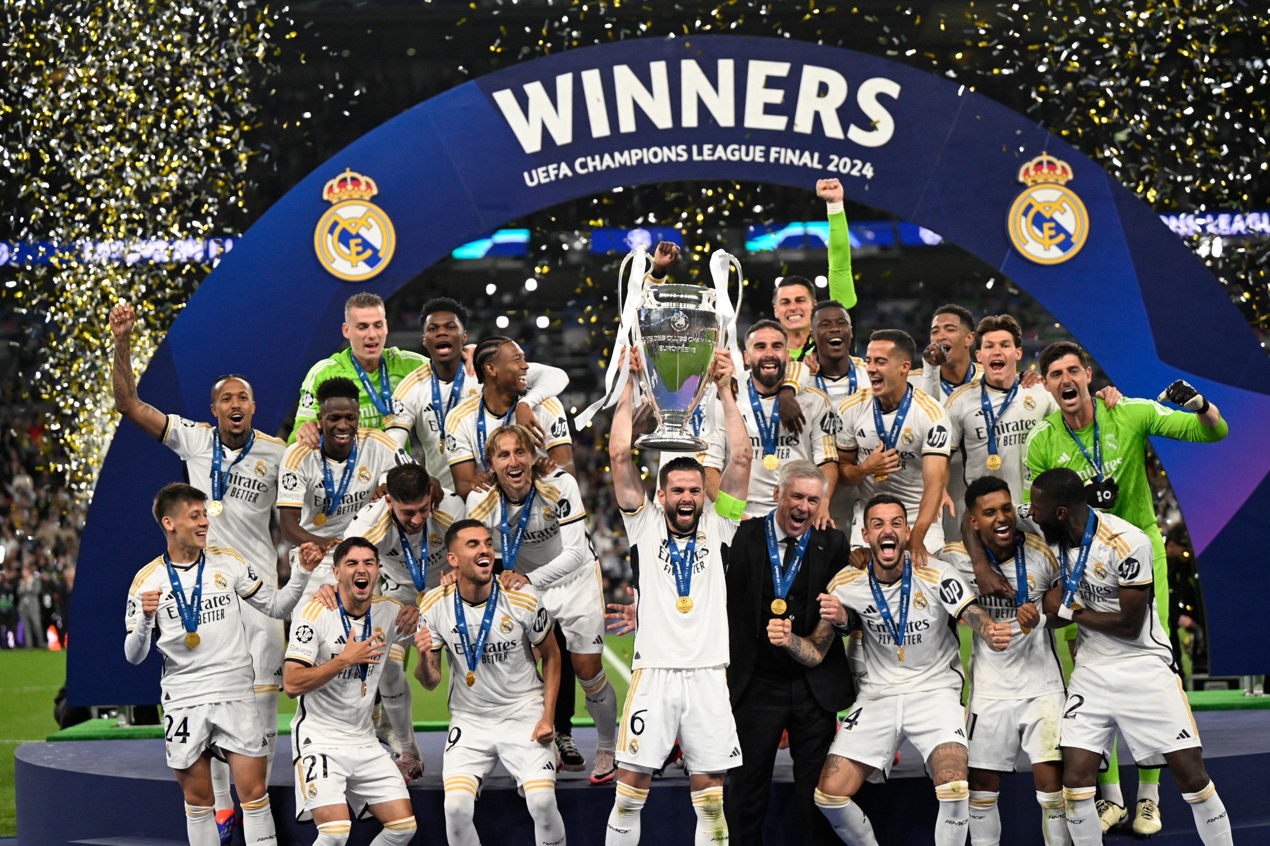 Real Madrid khẳng định vị thế 'Vua châu Âu'- Ảnh 1. Real Madrid khẳng định vị thế 'Vua châu Âu'- Ảnh 1.
