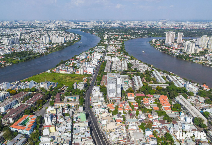 TP.HCM treo 5 tỉ giải nhất ý tưởng quy hoạch Bình Quới - Thanh Đa- Ảnh 1. Bán đảo Bình Quới - Thanh Đa - Ảnh: CHÂU TUẤN