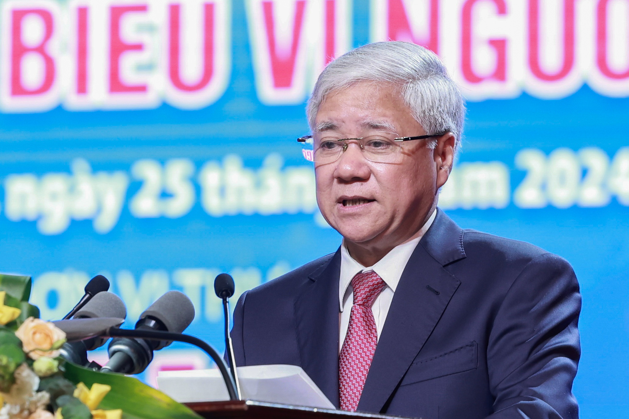 Ông Đỗ Văn Chiến - Ủy viên Bộ Chính trị, Chủ tịch Ủy ban Trung ương Mặt trận Tổ quốc Việt Nam - Ảnh: HẢI NGUYỄN Ông Đỗ Văn Chiến - Ủy viên Bộ Chính trị, Chủ tịch Ủy ban Trung ương Mặt trận Tổ quốc Việt Nam - Ảnh: HẢI NGUYỄN