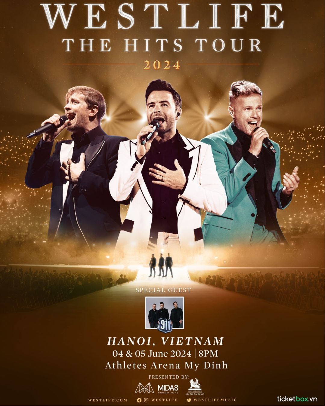 Vé đêm nhạc Westlife tại Hà Nội: Vé giá rẻ Vé đêm nhạc Westlife tại Hà Nội: Vé giá rẻ