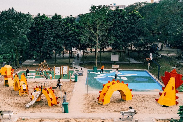 Cộng đồng Hi Green biến bờ kè bê tông thành công viên sinh thái Cộng đồng Hi Green biến bờ kè bê tông thành công viên sinh thái