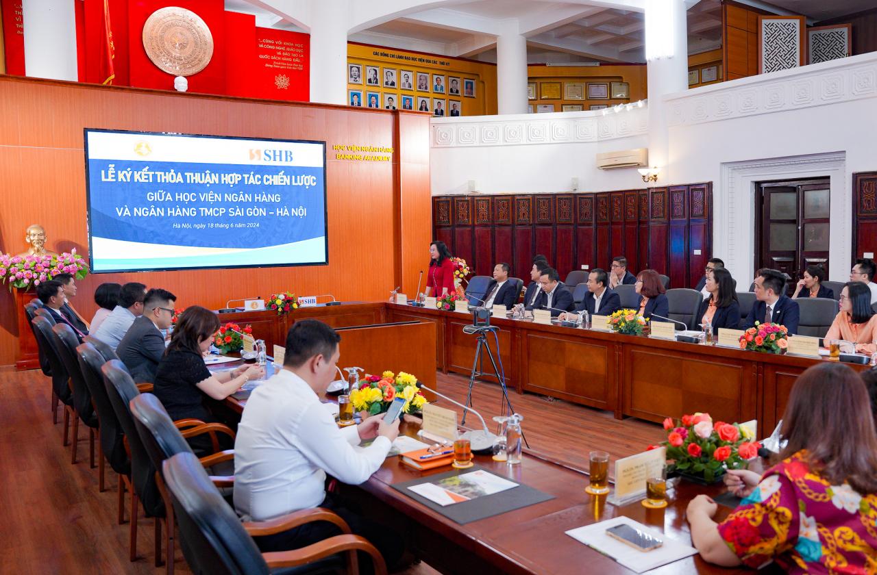SHB và Học viện Ngân hàng hợp tác toàn diện phát triển nguồn nhân lực chất lượng cao SHB và Học viện Ngân hàng hợp tác toàn diện phát triển nguồn nhân lực chất lượng cao