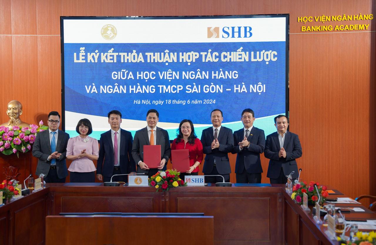SHB và Học viện Ngân hàng hợp tác toàn diện phát triển nguồn nhân lực chất lượng cao SHB và Học viện Ngân hàng hợp tác toàn diện phát triển nguồn nhân lực chất lượng cao