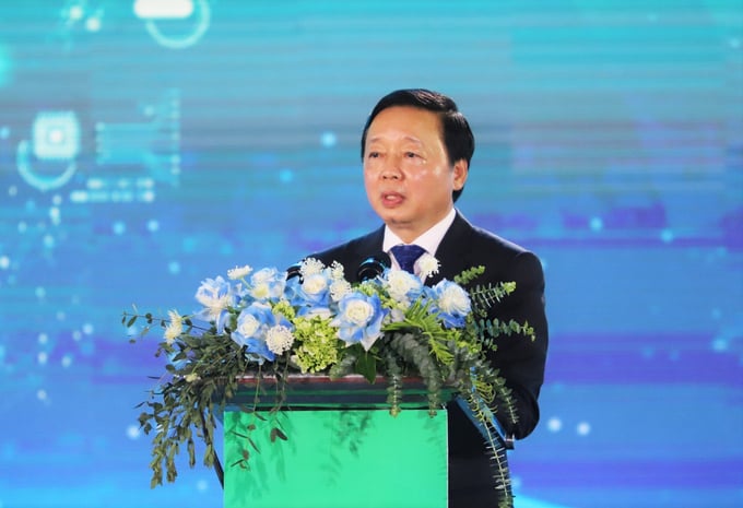vs3-105618_927.jpg Phó Thủ tướng Chính phủ Trần Hồng Hà phát biểu tại lễ khởi công.
