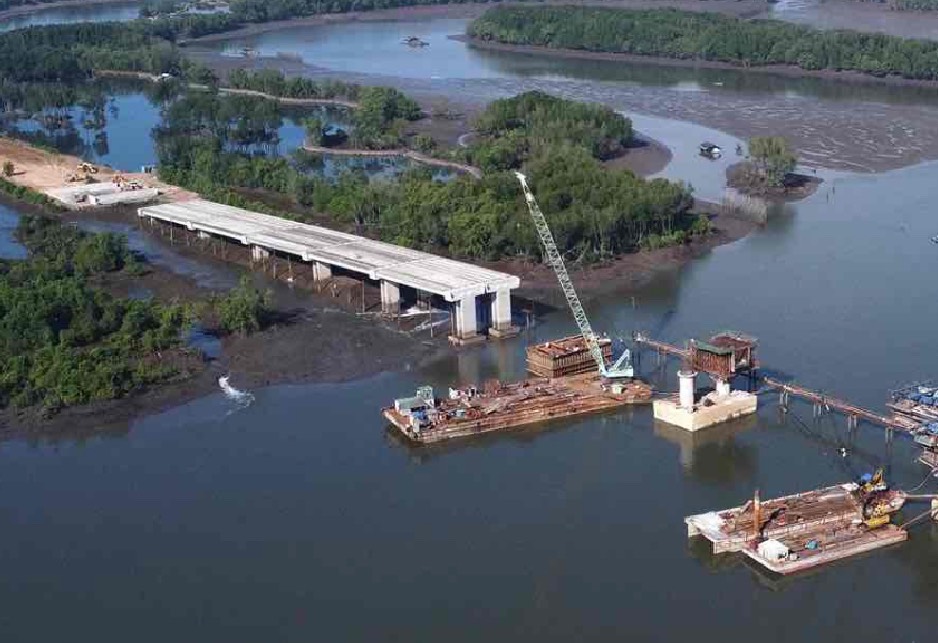 Hợp long cầu dài hơn 3,3km trên cao tốc Bến Lức - Long Thành- Ảnh 2. Hợp long cầu dài hơn 3,3km trên cao tốc Bến Lức - Long Thành- Ảnh 2.