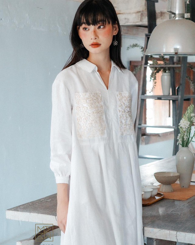 Mặc linen đơn giản lại mát và đẹp không ngờ- Ảnh 6. Mặc linen đơn giản lại mát và đẹp không ngờ- Ảnh 6.