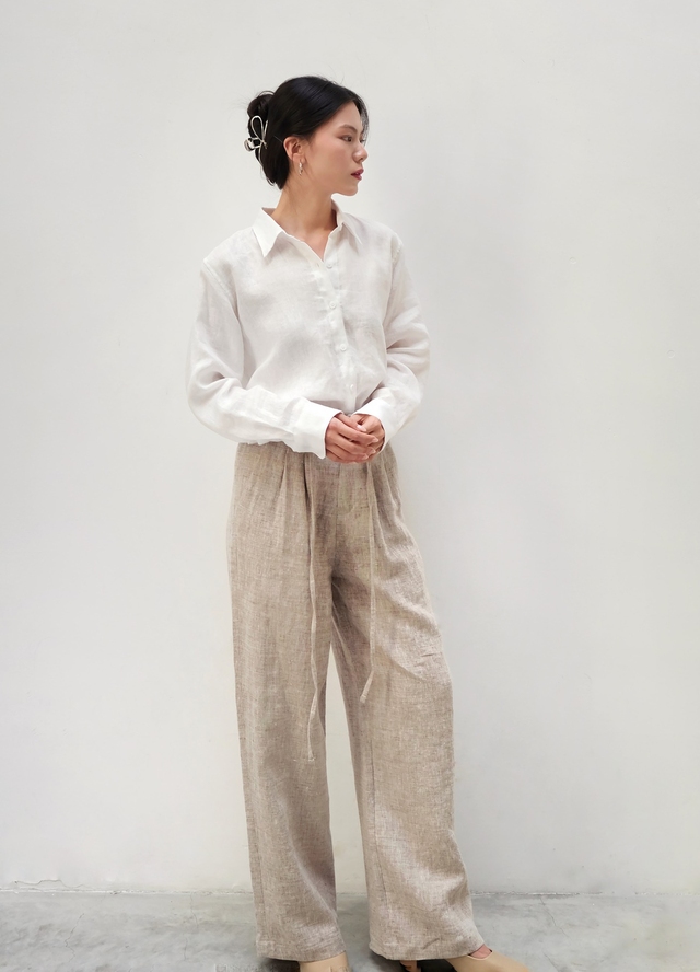 Mặc linen đơn giản lại mát và đẹp không ngờ- Ảnh 11. Mặc linen đơn giản lại mát và đẹp không ngờ- Ảnh 11.