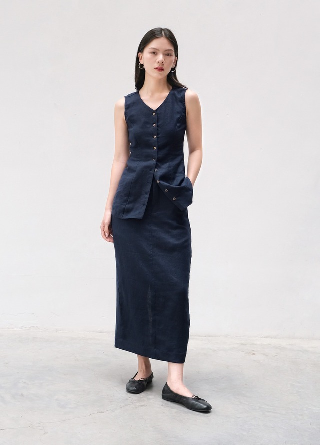 Mặc linen đơn giản lại mát và đẹp không ngờ- Ảnh 12. Mặc linen đơn giản lại mát và đẹp không ngờ- Ảnh 12.
