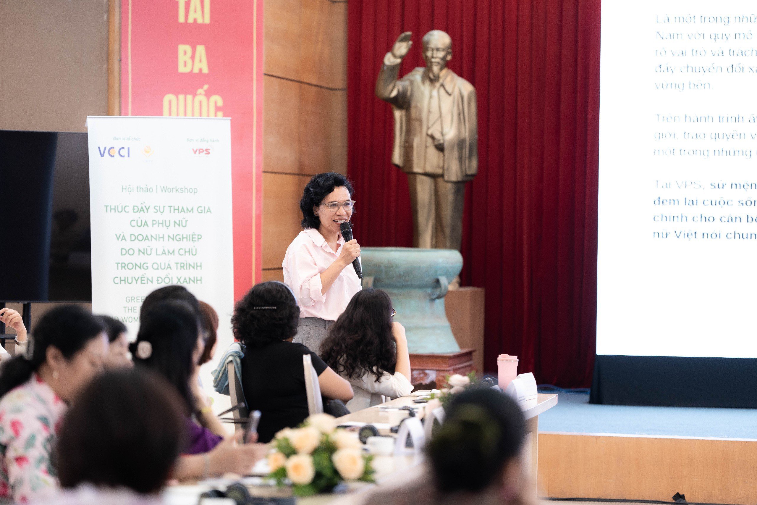 Thúc đẩy sự tham gia của phụ nữ và doanh nghiệp do nữ làm chủ trong quá trình chuyển đổi xanh- Ảnh 2. Thúc đẩy sự tham gia của phụ nữ và doanh nghiệp do nữ làm chủ trong quá trình chuyển đổi xanh- Ảnh 2.