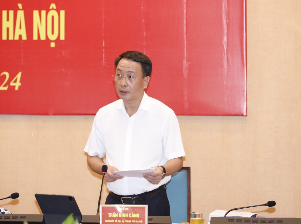 Giám đốc Sở Nội vụ Hà Nội Trần Đình Cảnh thông tin về Đề án sắp xếp đơn vị hành chính cấp huyện, cấp xã giai đoạn 2023-2025 tại TP Hà Nội