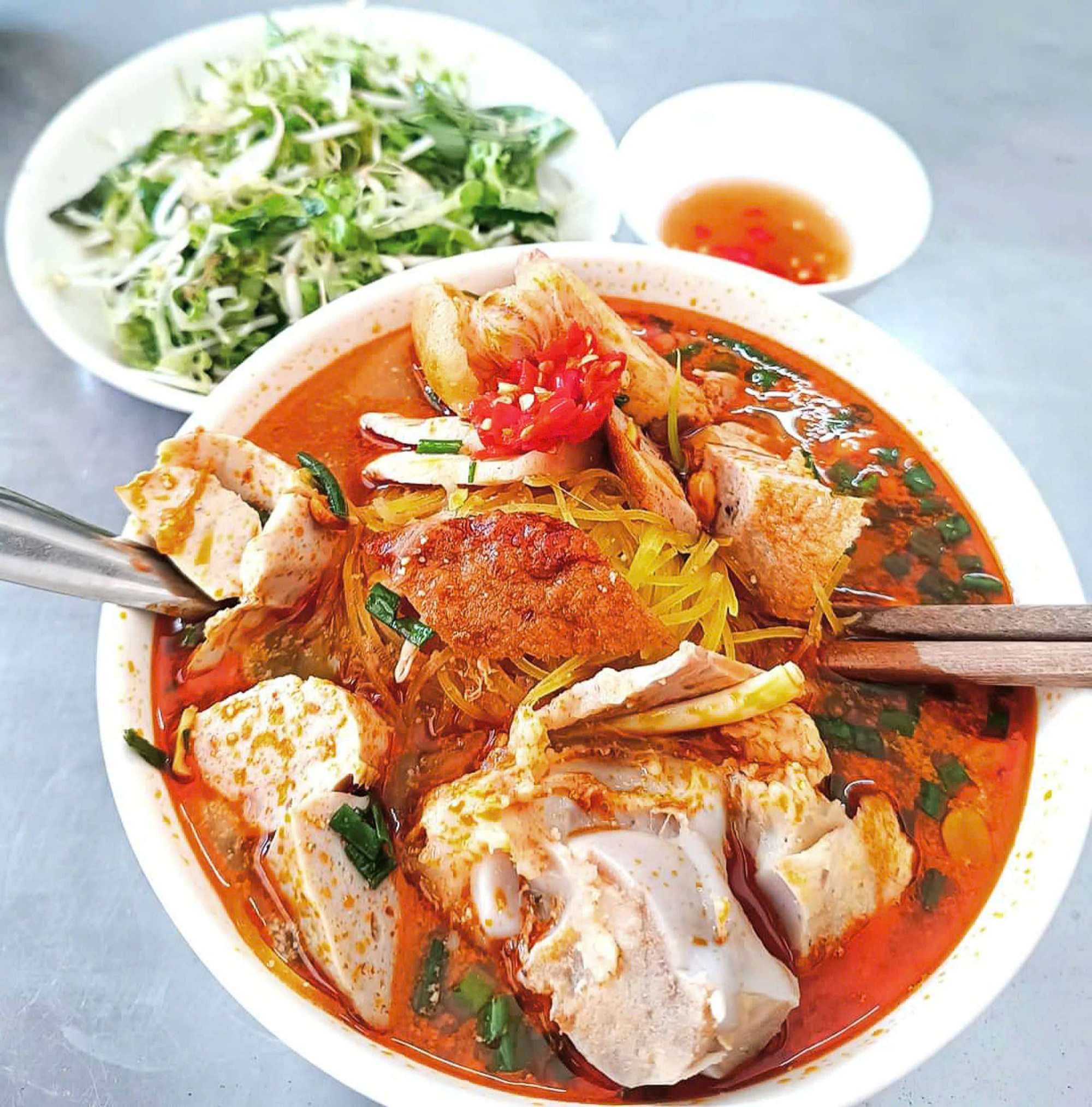 MÌ quảng Nha Trang - món mì đặc trưng của thành phố biển - Ảnh: TRẦN HOÀI MÌ quảng Nha Trang - Ảnh: TRẦN HOÀI