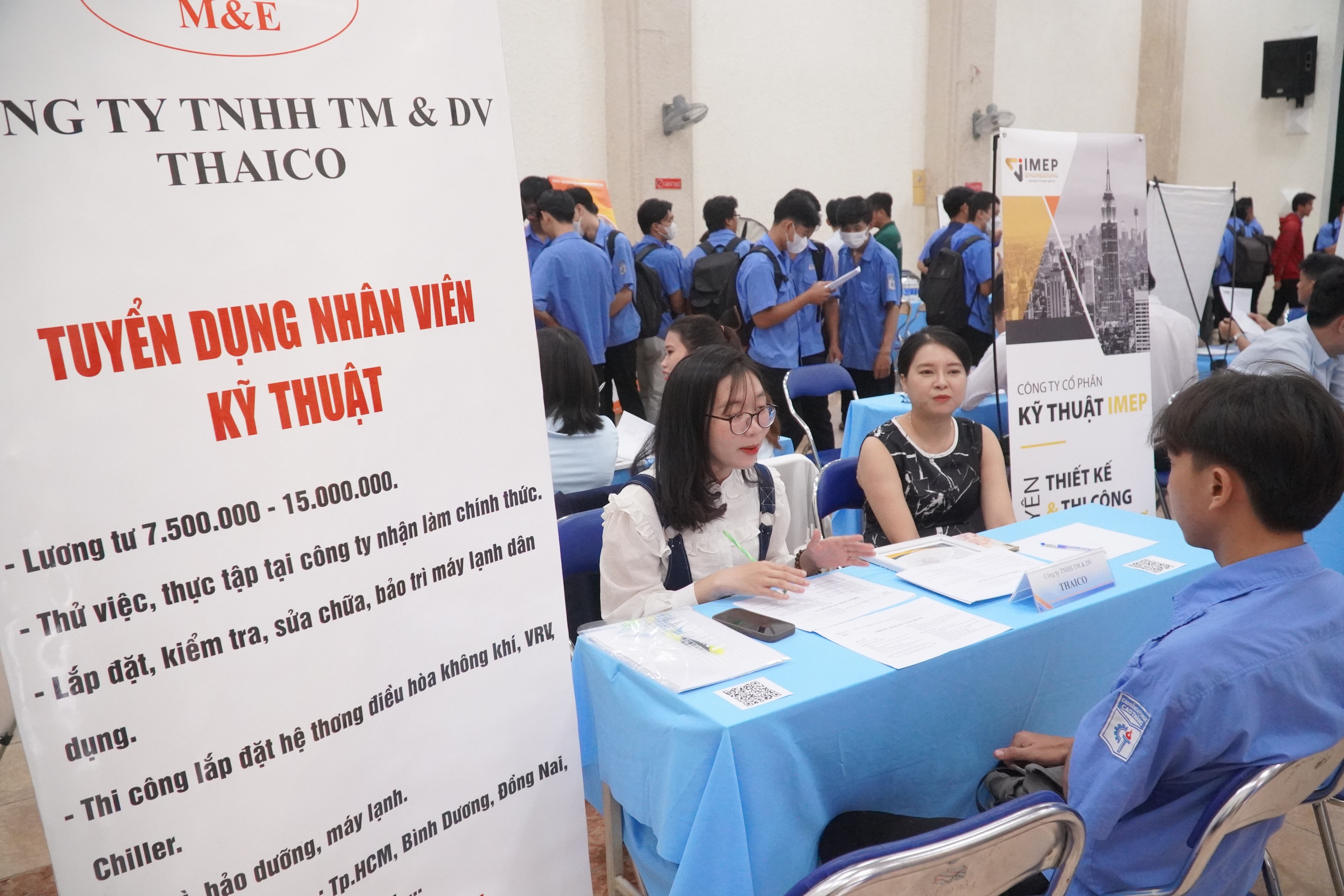 Doanh nghiệp thiếu lao động kỹ thuật, sinh viên ứng tuyển là có việc ngay - Ảnh 4. Doanh nghiệp thiếu lao động kỹ thuật, sinh viên ứng tuyển là có việc ngay - Ảnh 4.