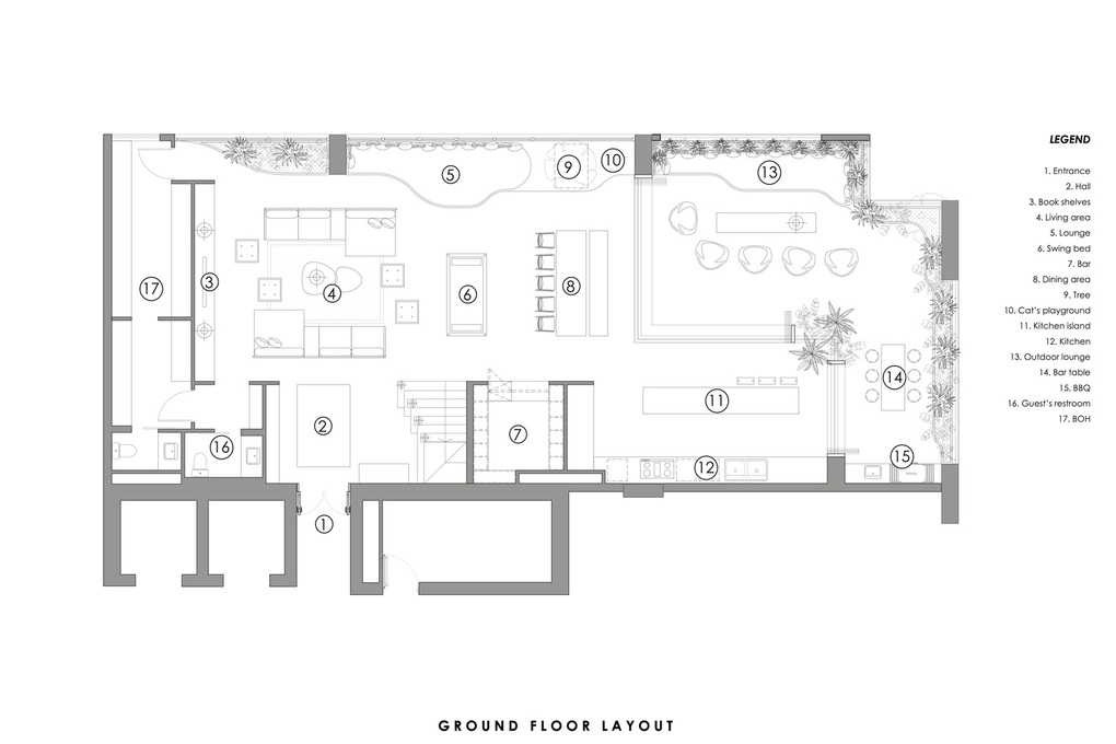Căn penthouse có nội thất lấy cảm hứng từ resort nhiệt đới tại TPHCM - 11 Căn penthouse có nội thất lấy cảm hứng từ resort nhiệt đới tại TPHCM - 11