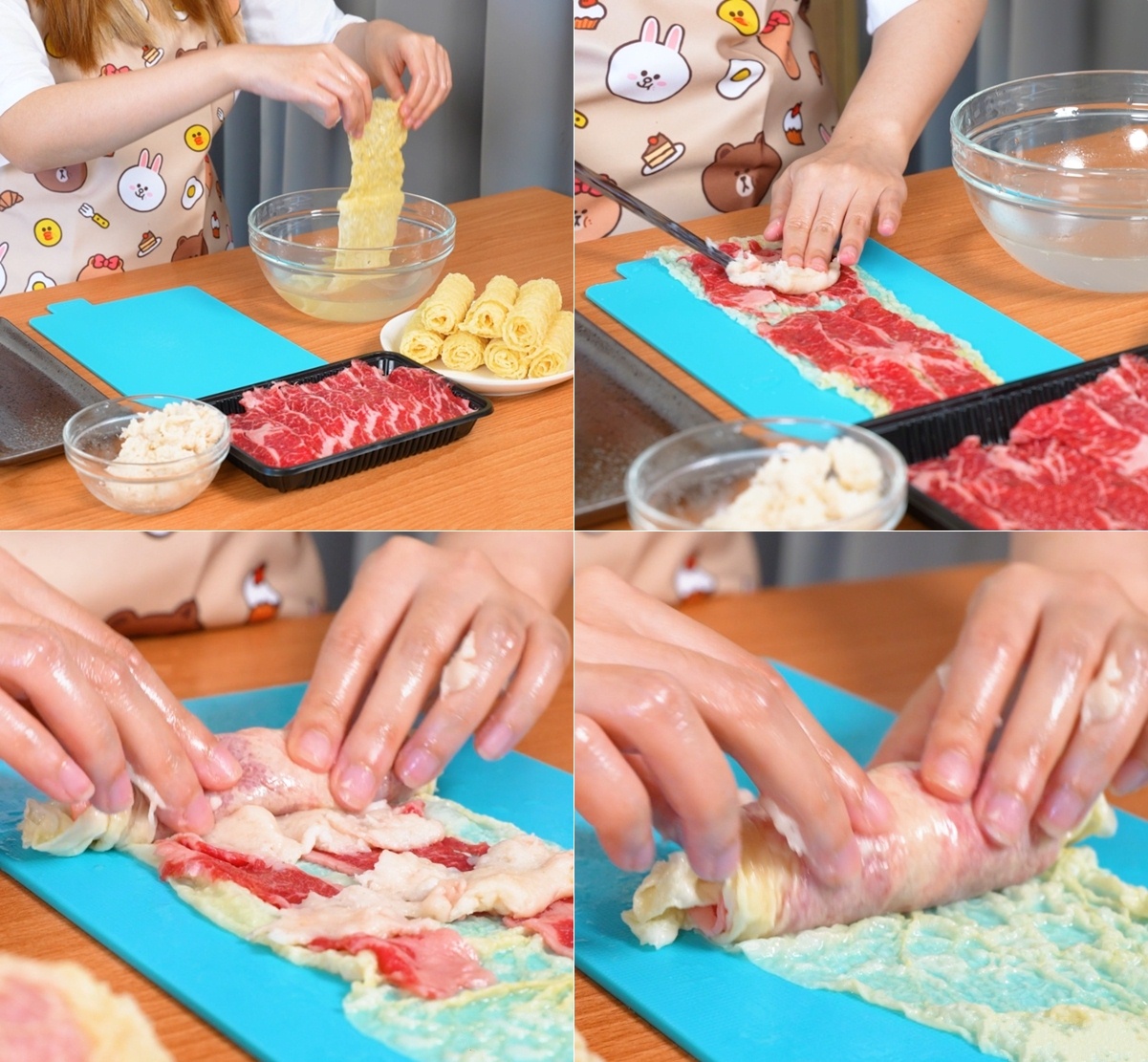 Váng đậu cuộn tôm bò sốt cà mềm ngọt - Ảnh 2. Váng đậu cuộn tôm bò sốt cà mềm ngọt - Ảnh 2.