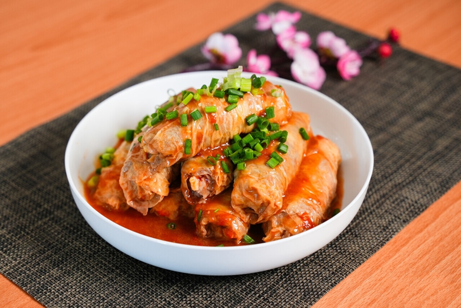 Váng đậu cuộn tôm bò sốt cà mềm ngọt - Ảnh 8. Váng đậu cuộn tôm bò sốt cà mềm ngọt - Ảnh 8.