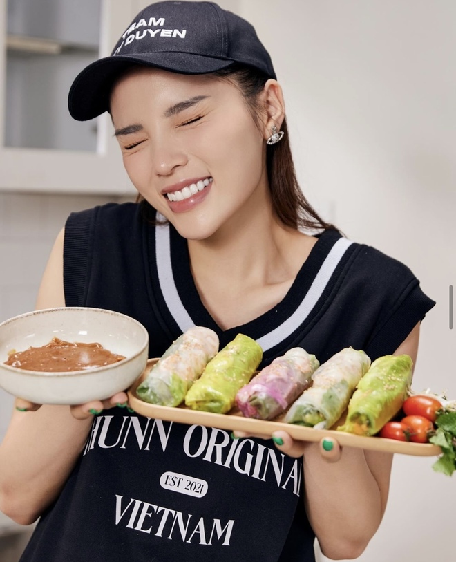 Kỳ Duyên trổ tài làm đồ ăn giảm cân đẹp mắt, khiến cộng đồng mạng 'ngả mũ thán phục'- Ảnh 5. Kỳ Duyên trổ tài làm đồ ăn giảm cân đẹp mắt, khiến cộng đồng mạng 'ngả mũ thán phục'- Ảnh 5.