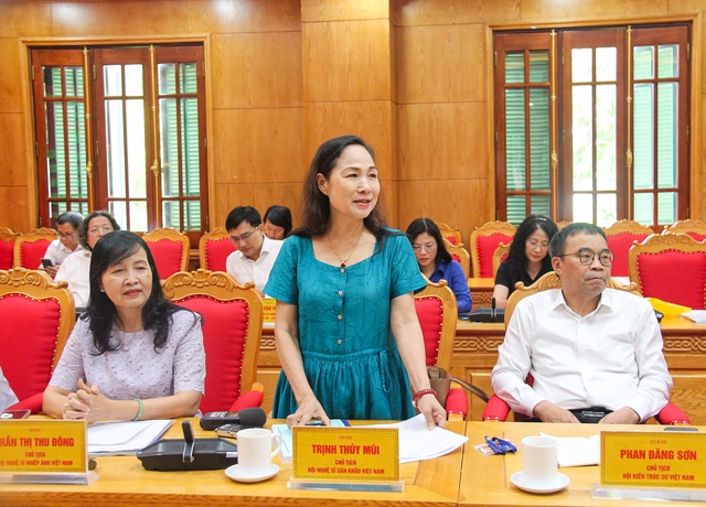 Đội ngũ văn nghệ sĩ tiếp tục quán triệt sâu sắc các quan điểm, chủ trương, đường lối của Đảng, chính sách của Nhà nước về văn hóa, văn học, nghệ thuật - Ảnh 3. Đội ngũ văn nghệ sĩ tiếp tục quán triệt sâu sắc các quan điểm, chủ trương, đường lối của Đảng, chính sách của Nhà nước về văn hóa, văn học, nghệ thuật - Ảnh 3.