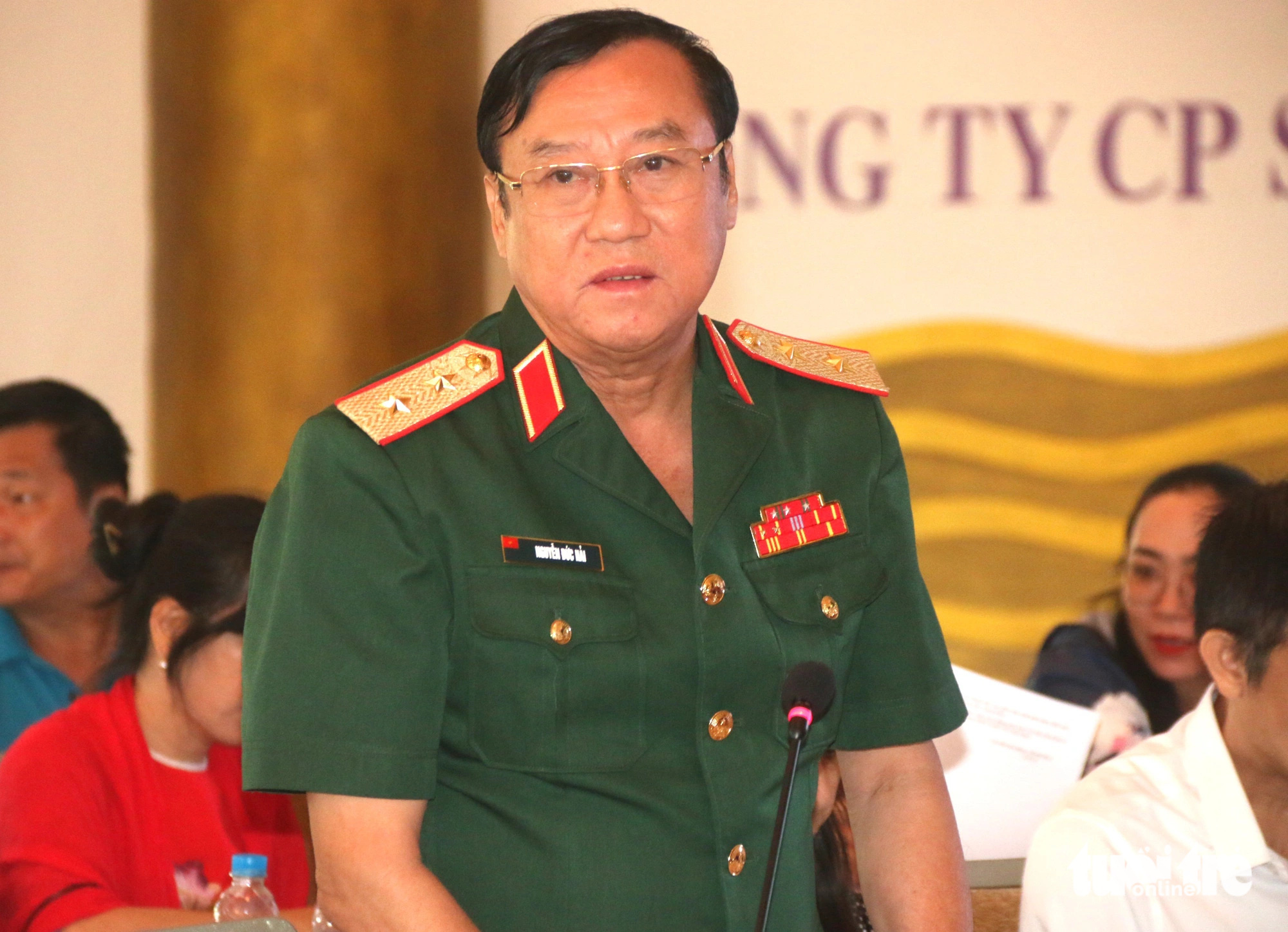 PGS TS Nguyễn Đức Hải - nguyên viện trưởng Viện chiến lược Quốc Phòng (Bộ Quốc Phòng) - trình bày tham luận tại hội thảo Giáo dục đại học vì sự phát triển châu Á - Ảnh: NGUYỄN HOÀNG PGS.TS Nguyễn Đức Hải - nguyên viện trưởng Viện Chiến lược quốc phòng (Bộ Quốc phòng) - trình bày tham luận tại hội thảo "Giáo dục đại học vì sự phát triển châu Á" - Ảnh: NGUYỄN HOÀNG