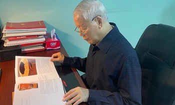 Cuốn sách được Tổng Bí thư Nguyễn Phú Trọng đọc trong những ngày cuối điều trị