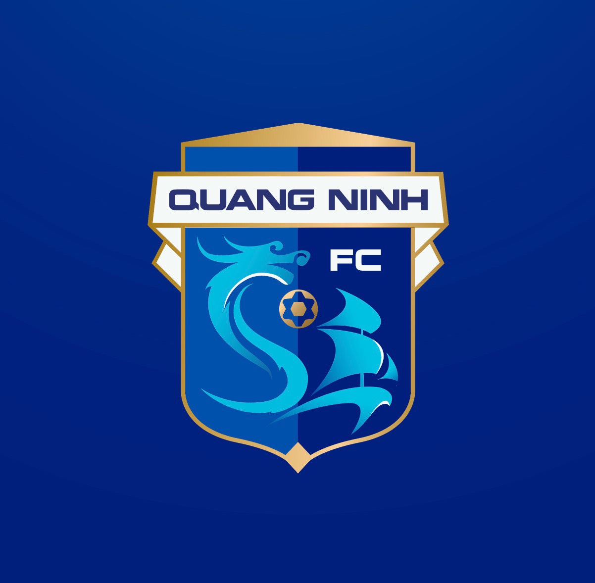 CLB Quảng Ninh tái xuất, ê kíp BHL gây sốc: HLV Trần Minh Chiến giữ chức đặc biệt- Ảnh 2. Logo mới của CLB Quảng Ninh