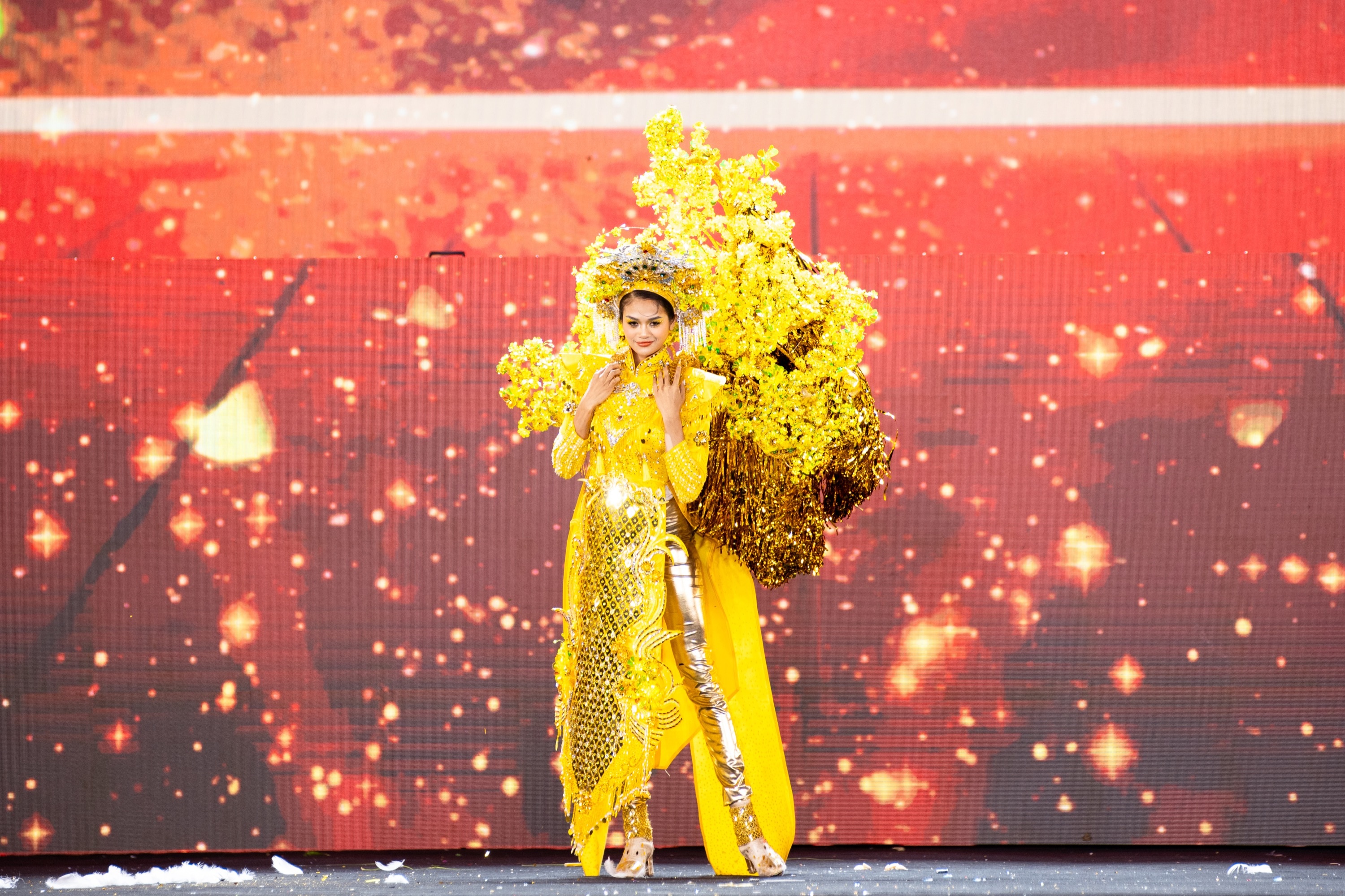 10 trang phục dân tộc ấn tượng tại Miss Grand Vietnam, Lệ Nam tỏa sáng - 12 10 trang phục dân tộc ấn tượng tại Miss Grand Vietnam, Lệ Nam tỏa sáng - 12