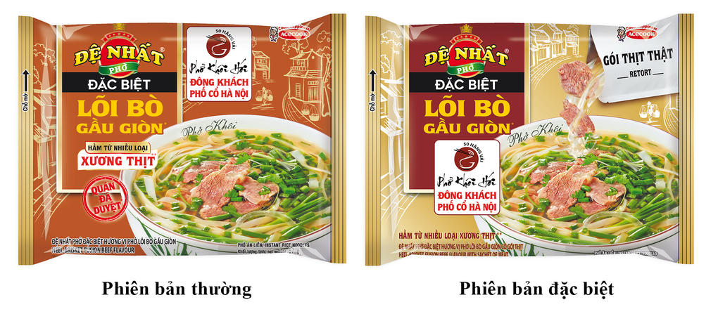 Acecook mang vị phở lõi bò gầu giòn trứ danh đến mọi nhà - 2 Acecook mang vị phở lõi bò gầu giòn trứ danh đến mọi nhà - 2