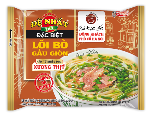 Acecook Việt Nam kết hợp cùng Phở Khôi Hói nức tiếng Hà Thành, mang Phở Đệ Nhất hương vị phở lõi bò gầu giòn trứ danh đến mọi nhà- Ảnh 2. Acecook Việt Nam kết hợp cùng Phở Khôi Hói nức tiếng Hà Thành, mang Phở Đệ Nhất hương vị phở lõi bò gầu giòn trứ danh đến mọi nhà- Ảnh 2.