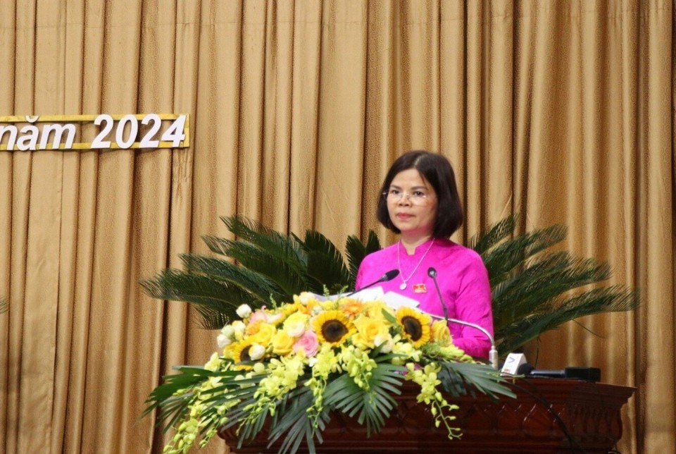 Bà Nguyễn Hương Giang được bầu giữ chức Chủ tịch HĐND tỉnh Bắc Ninh.