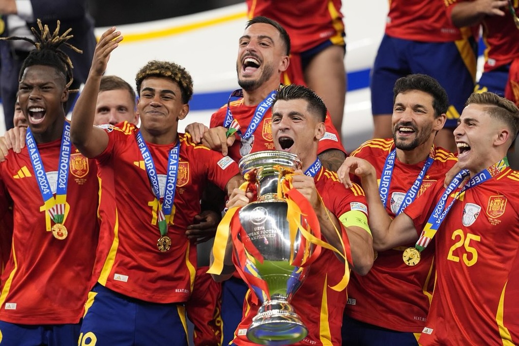 Bóng đá Tây Ban Nha thống trị châu Âu năm 2024 - 1 Bóng đá Tây Ban Nha thống trị châu Âu năm 2024 - 1