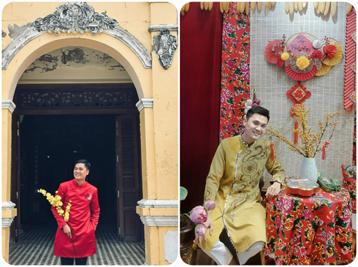 Thành Tính thường mặc áo dài đầu xuân, trong lễ khai giảng và các sự kiện lớn của cộng đồng và nhà trường Thành Tính thường mặc áo dài đầu xuân, trong lễ khai giảng và các sự kiện lớn của cộng đồng và nhà trường