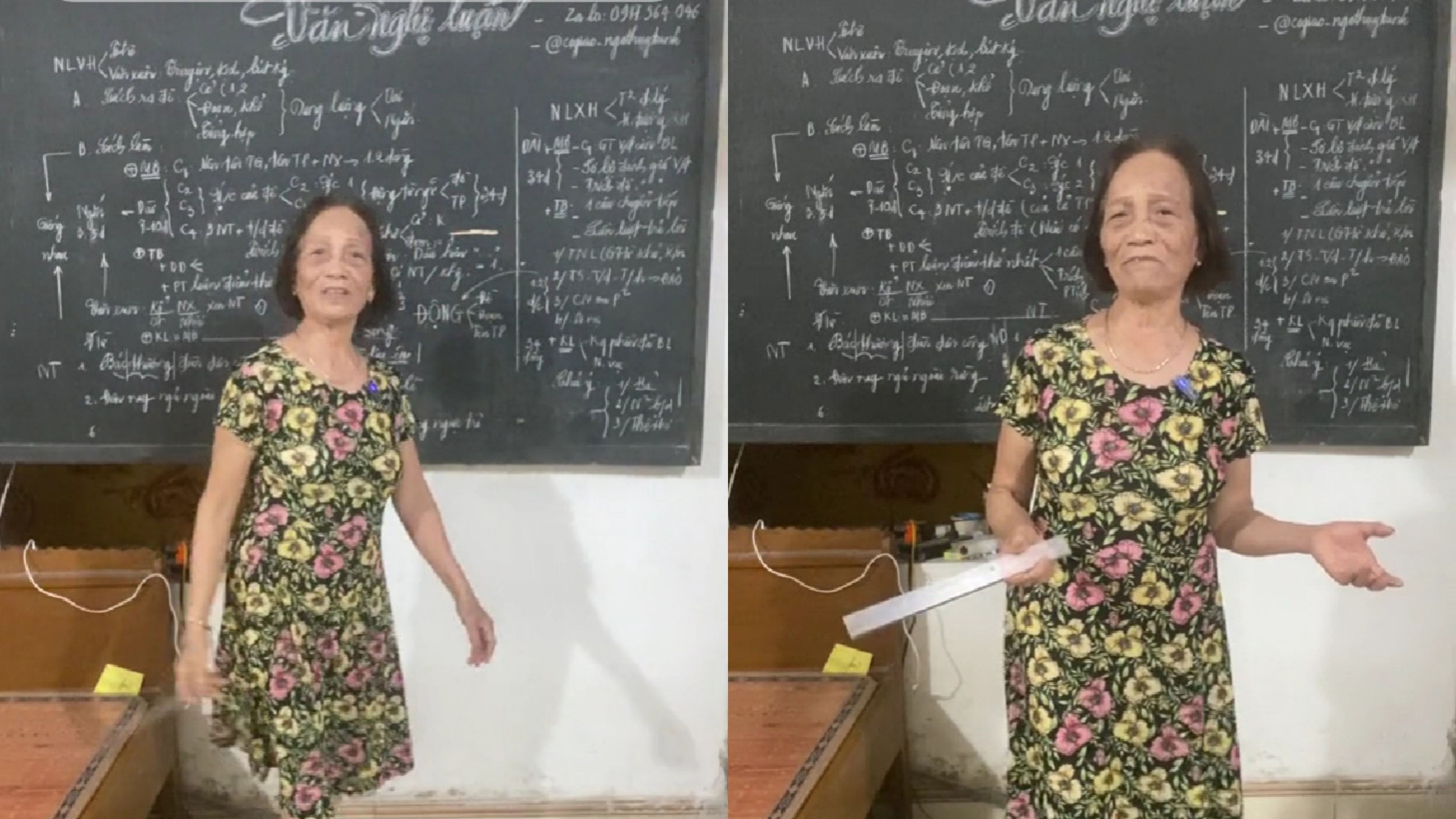 Cô giáo về hưu bị Cô giáo về hưu bị