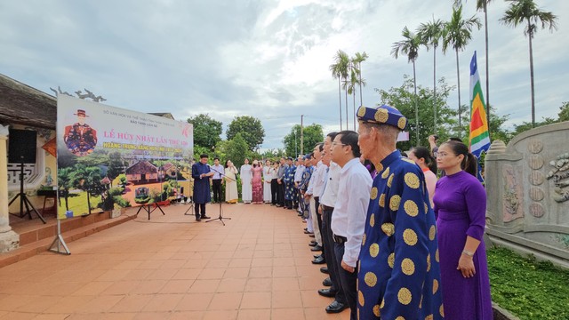 Dâng hương tưởng niệm 150 năm ngày mất của danh nhân Đặng Huy Trứ - Ảnh 1. Dâng hương tưởng niệm 150 năm ngày mất của danh nhân Đặng Huy Trứ - Ảnh 1.